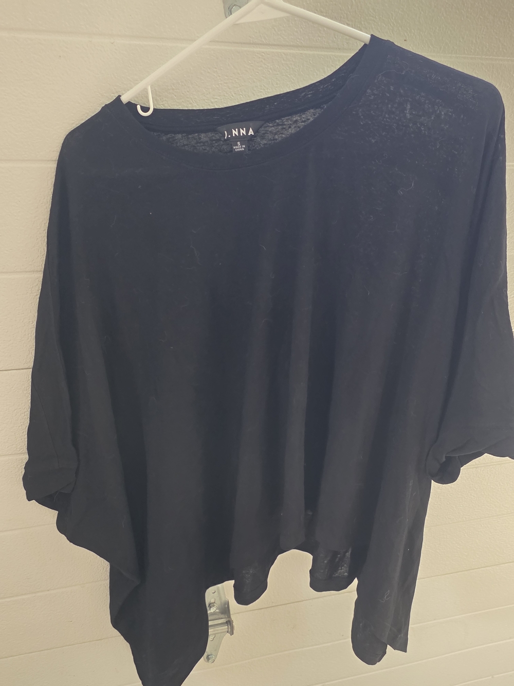 Black Short Sleeve Relaxed Tee
